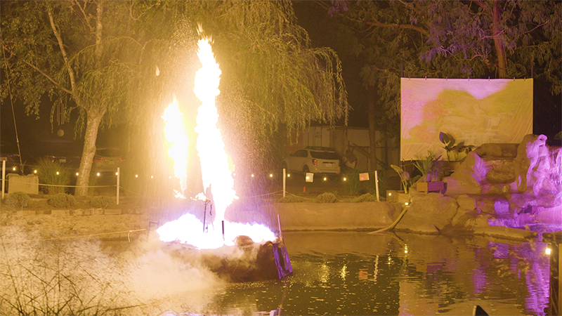 Volcano display
